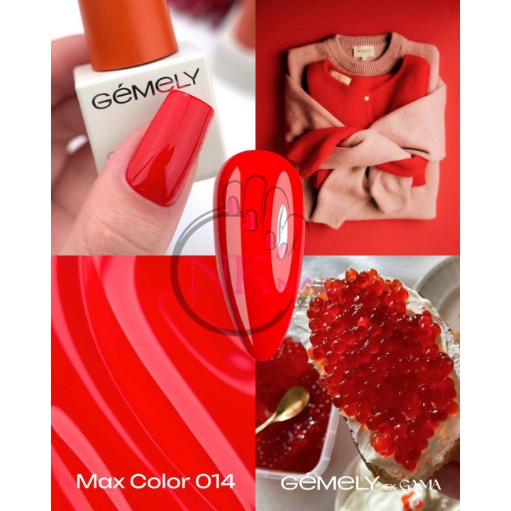 Гель-лак Gemely Max color №14, 10 мл TPO free